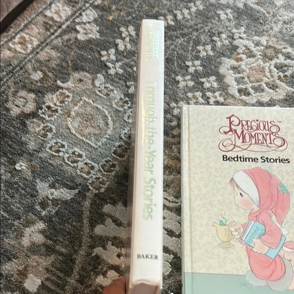 Precious Moments Storybook Set - Cream and Blue vintage from 1988 - Picture 5 of 12